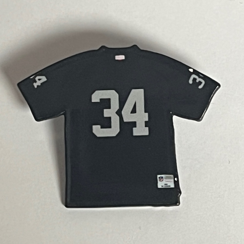 Oakland Vegas Raiders 34 Bo Jackson Hat Fitted Hats Pins Bag Football New Era